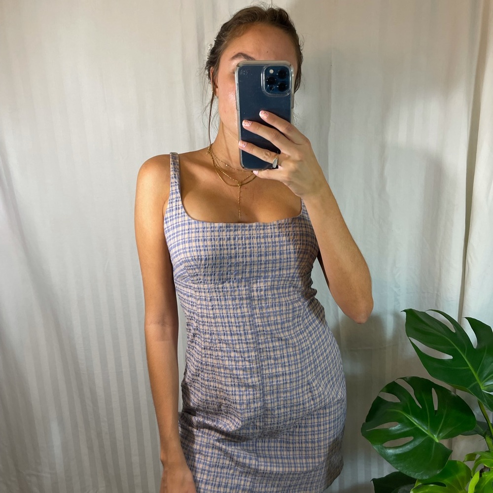 BDG Gingham Mini Dress